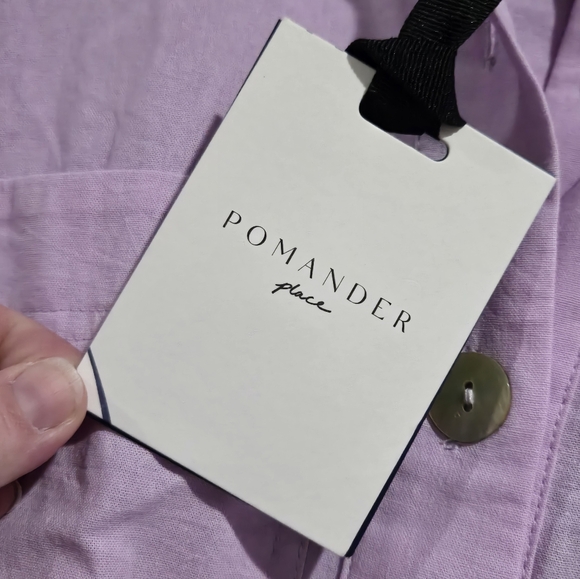 Tuckernuck Pomander Place Lilac Meryl Shirt Dress - NWT XXXL 3X - Picture 7 of 9